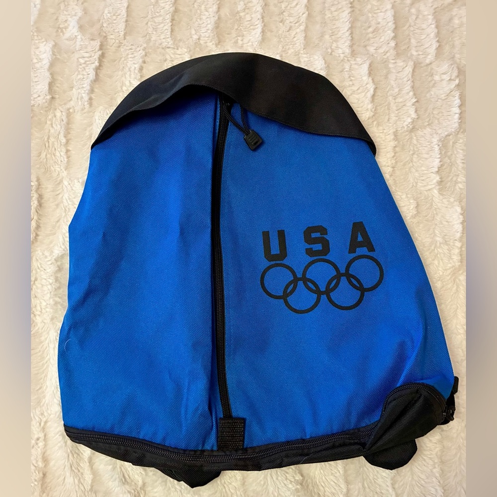 New!  Blue & Black Team USA Backpack